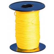 CORDEAU POLYPROPYLENE TRESSE JAUNE FLUO 100M x 1.5MM CORDEAU POLYPROPYLENE TRESSE JAUNE FLUO 100M x 1.5MM